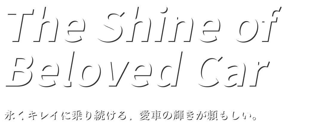 あなたのカーライフのパートナー　愛車は美しい。